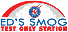 Ed's Smog Test Only Station logo